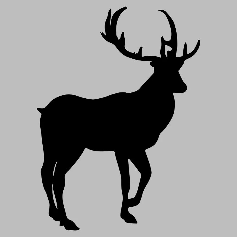 Hirsch Silhouette Vektor Geschenkidee
