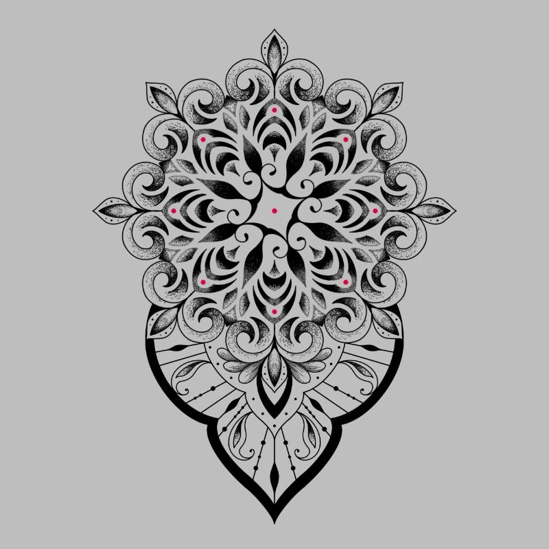 Mandala graphic dot work
