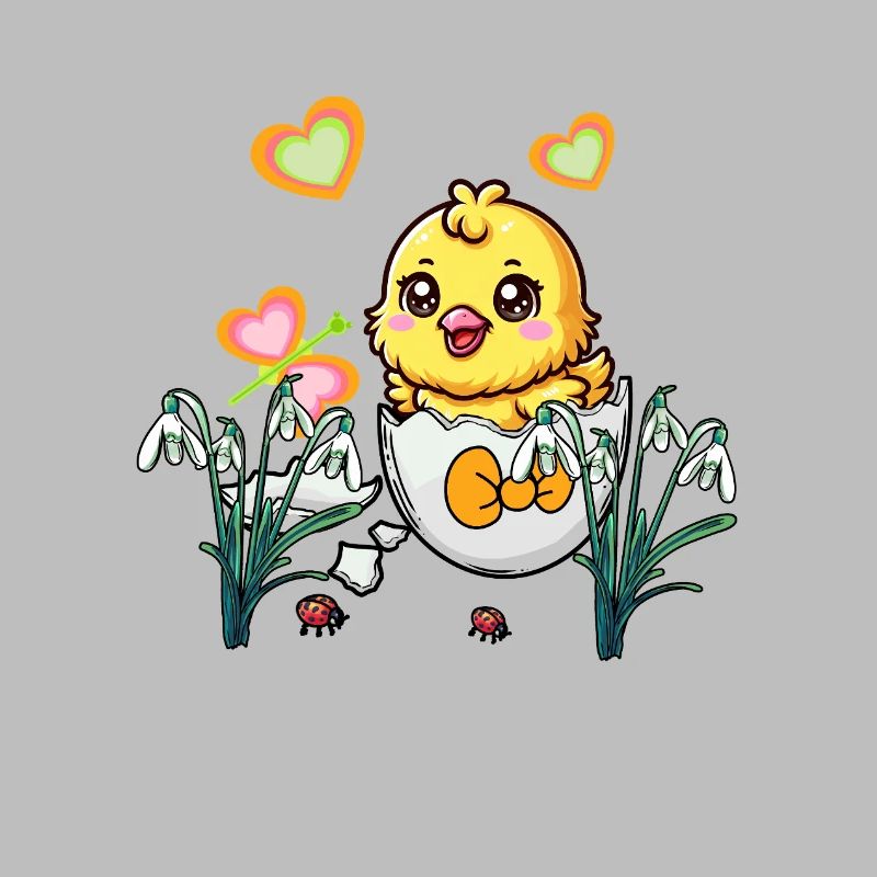 Easter Egg Easter Chick Retro Eggs Egg Kids