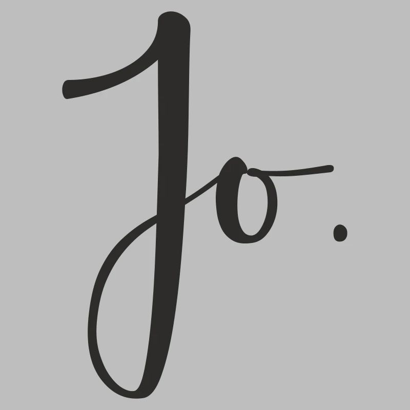 Jo – Conception de texte de lettrage manuel