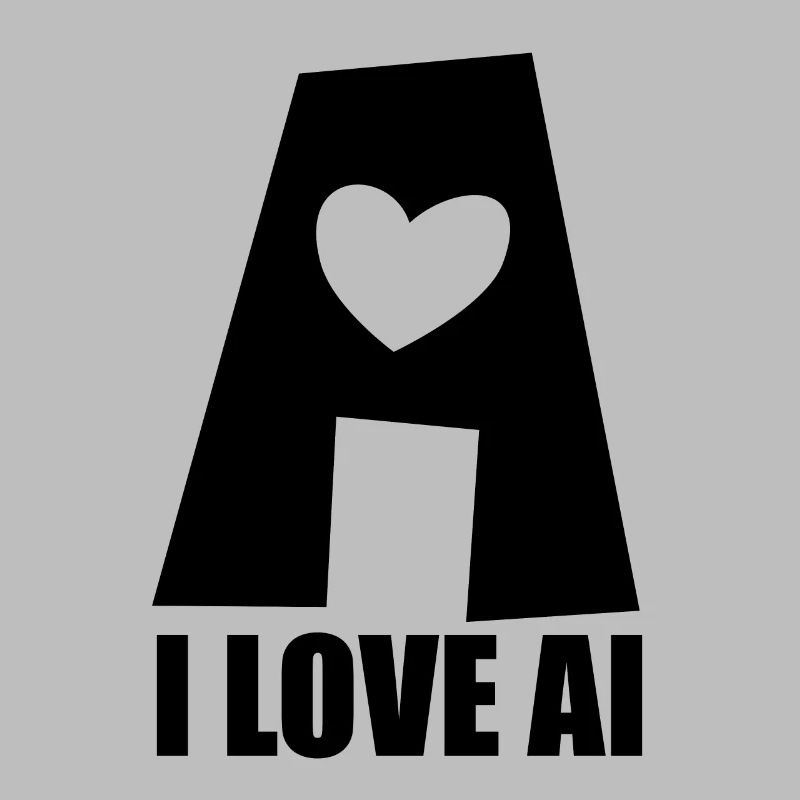 Artificial Intelligence - I love AI - Digital