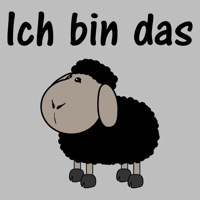 schwarzes Schaf Ich bin das schwarze Schaf