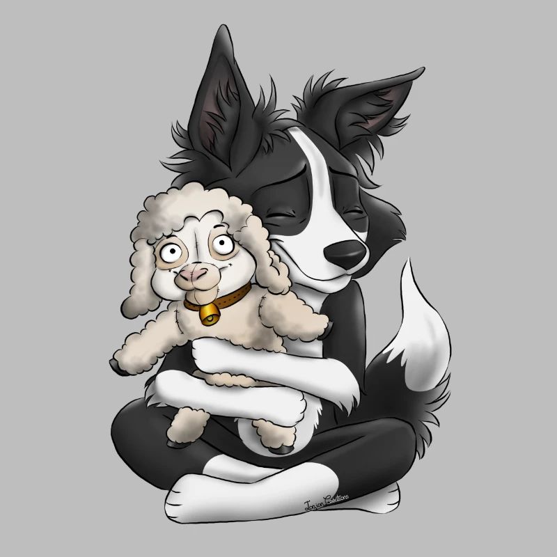 Ich bin ein Schäferhund - schwarz