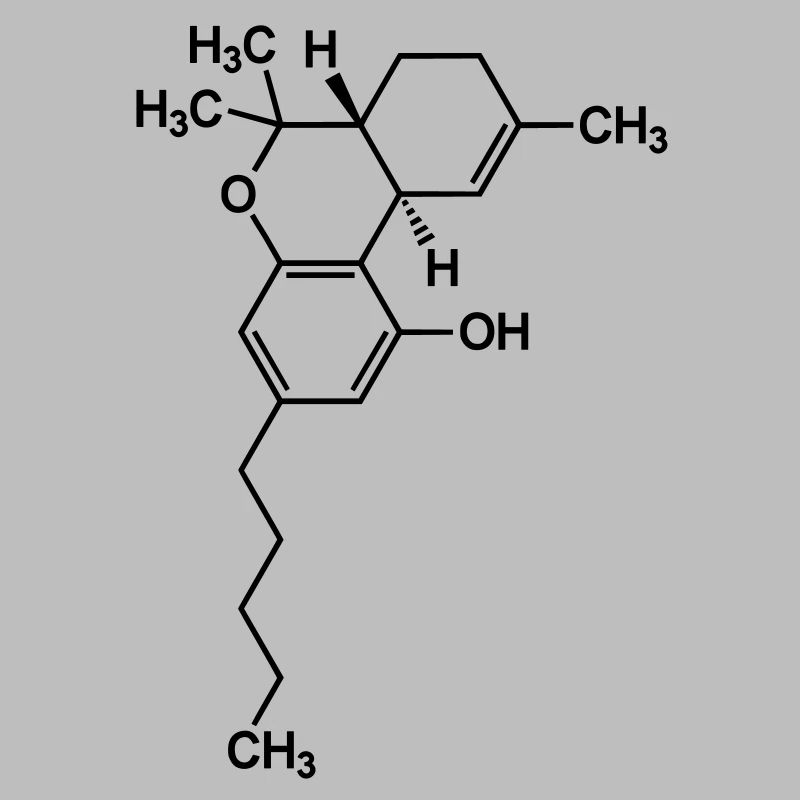 THC Tetrahydrocannabinol Molecule Cannabis