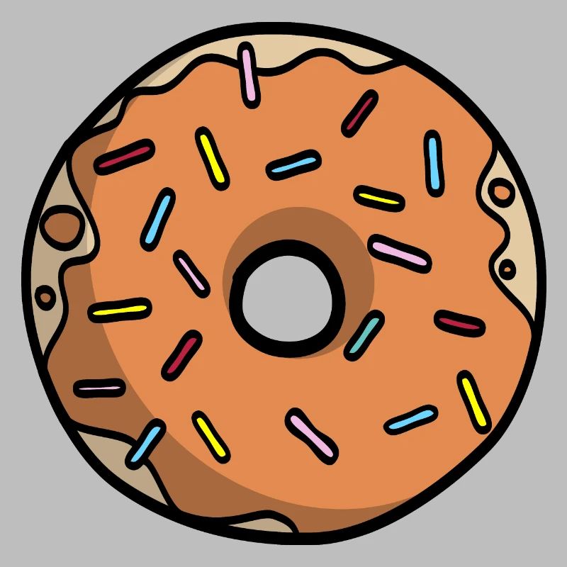 Orange donut gift idea partner look