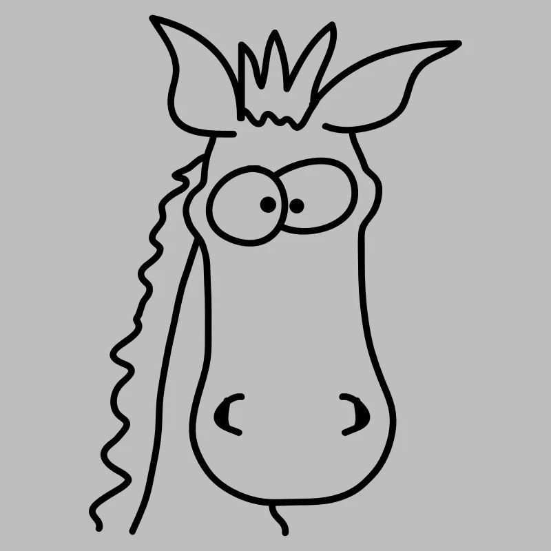 Funny Comic Horse