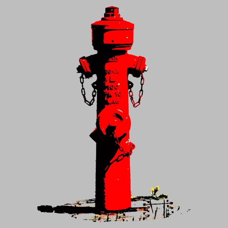Roter Feuerhydrant / Fire Hydrant (DDP)