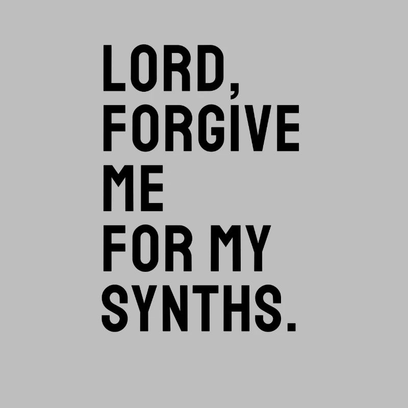 Synth Techno Electro music gift
