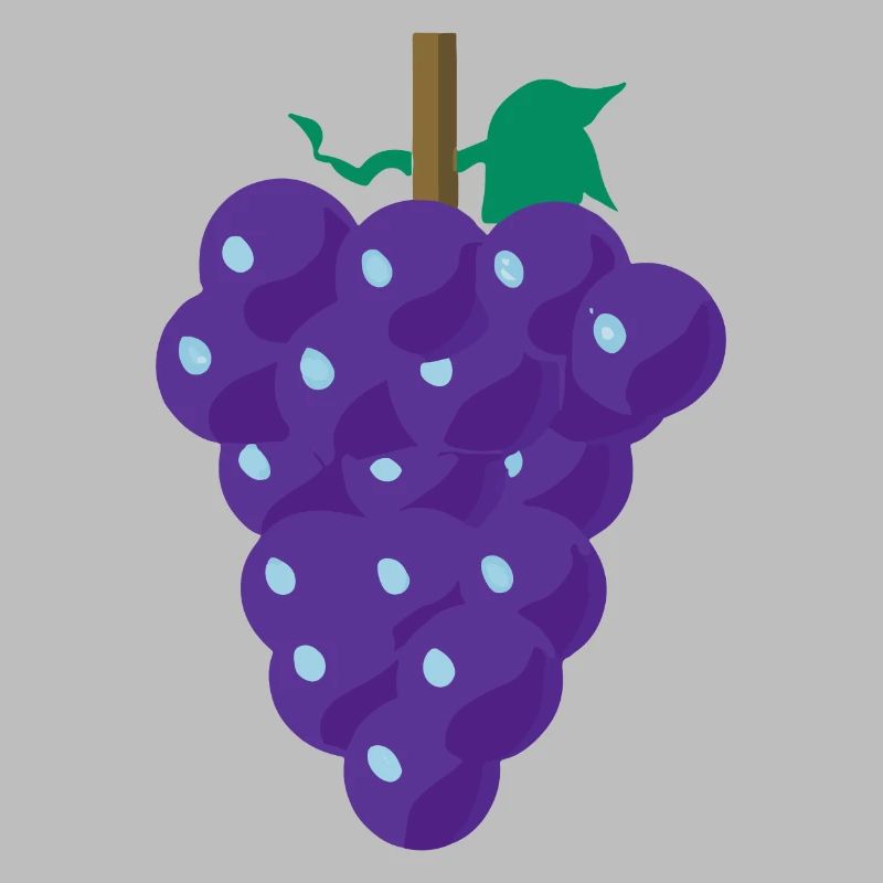 Grape Grapes Wine Illustration Gift Idea