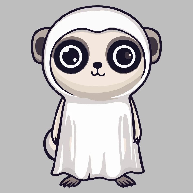 Erdmännchen Halloween Geist