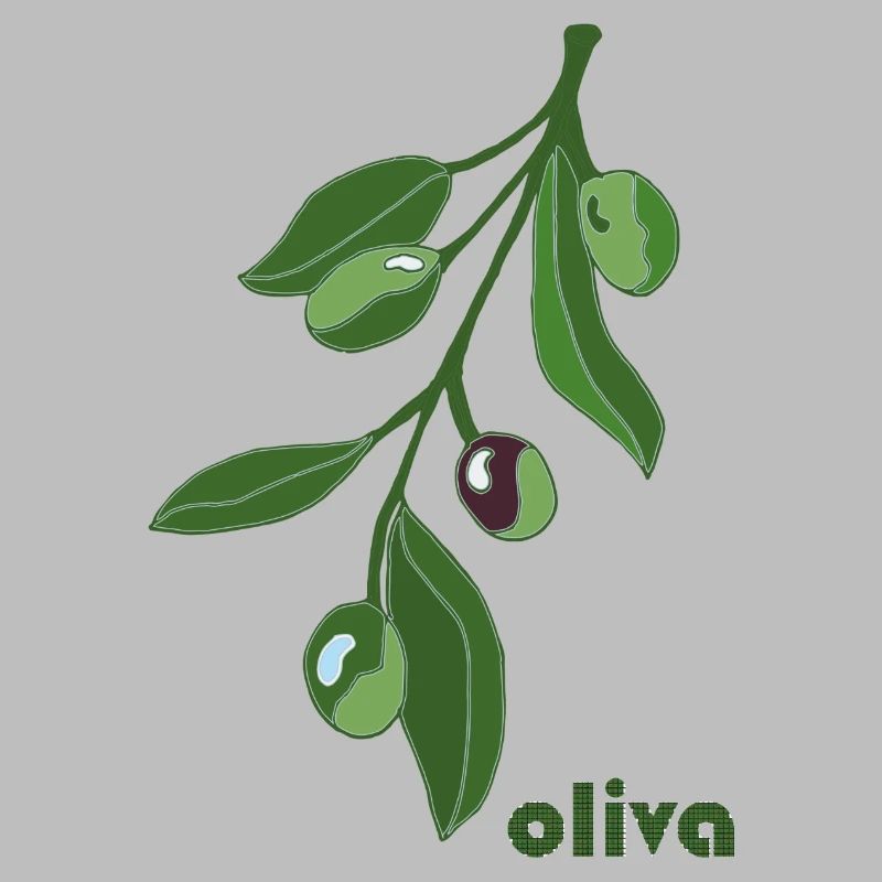 Vert graphique Rameau d’Olivier