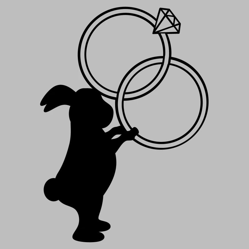 Bagues de mariage Lapin de mariage