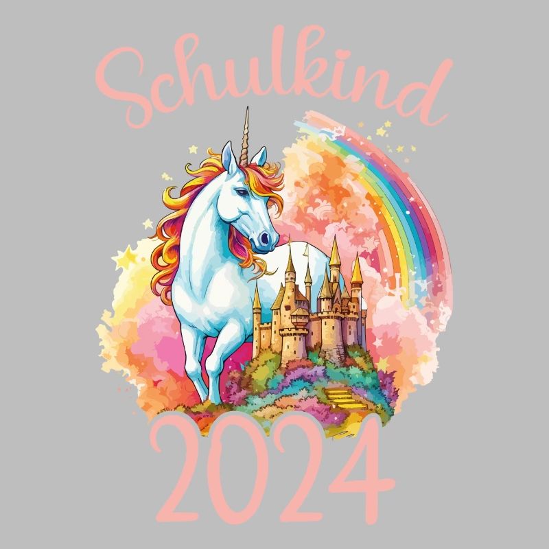 Schulkind 2024 Einhorn Einschulung Schule Schüler