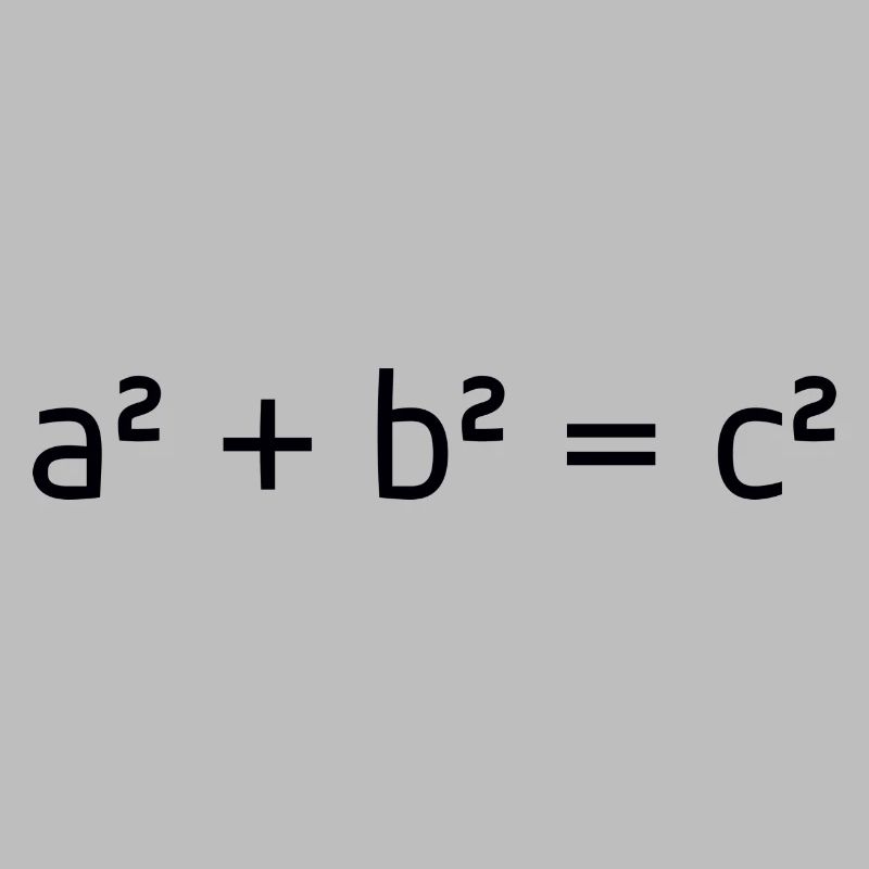 Théorème mathématique de Pythagore Formule d’idée cadeau