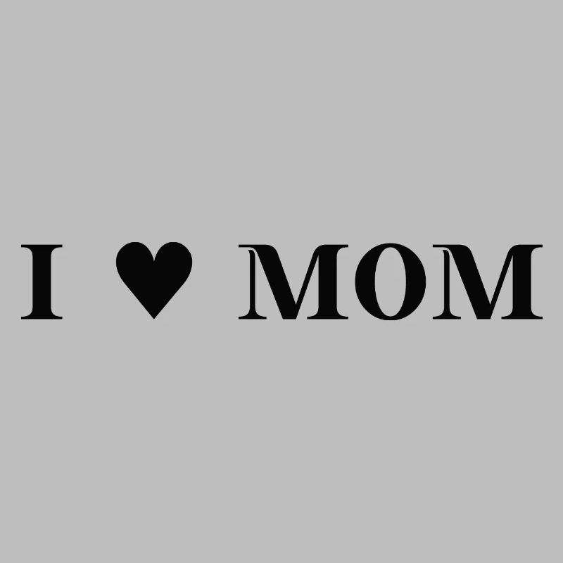 Muttertag Geschenkidee I LOVE MOM MAMA Mutter Mum