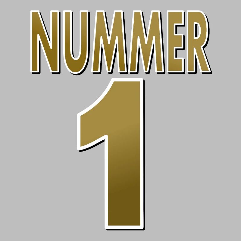 Nummer eins Nummer 1 Number one Zahl eins Geschenk