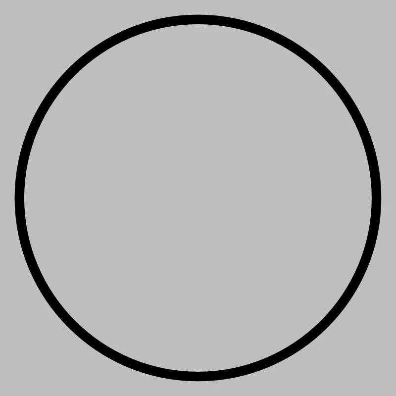 Mathematics icon - circle