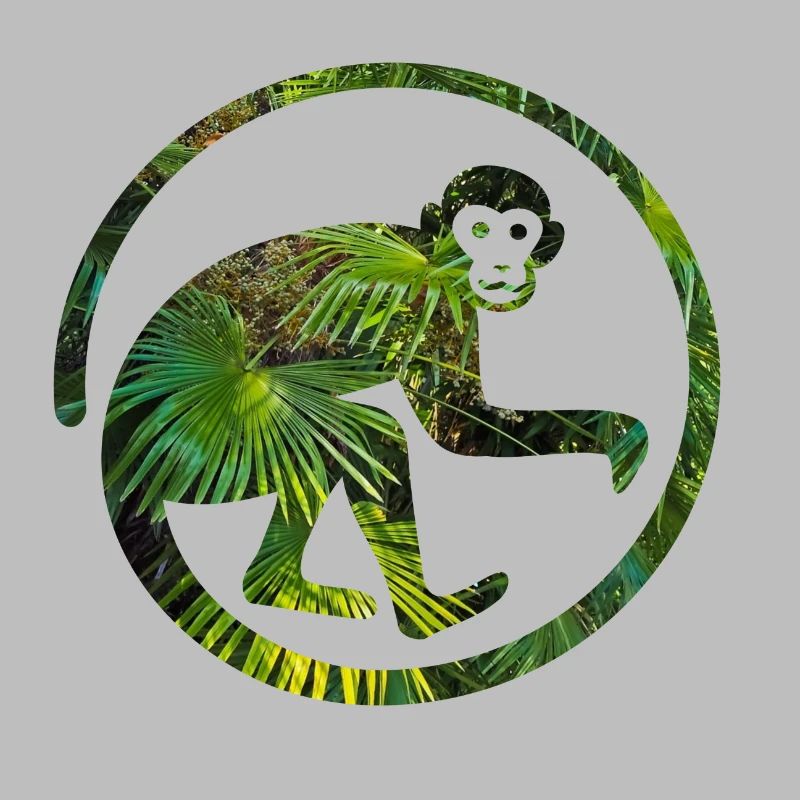 Monkey in the jungle monkey