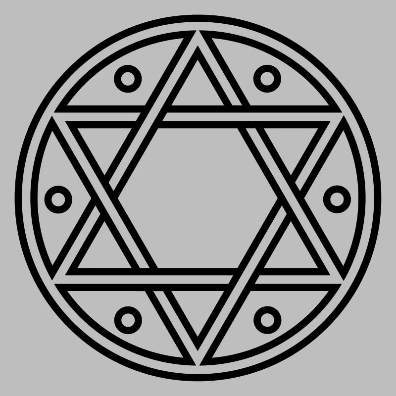 ✡ Hexagram, Magic, Merkaba, David Star, Solomon
