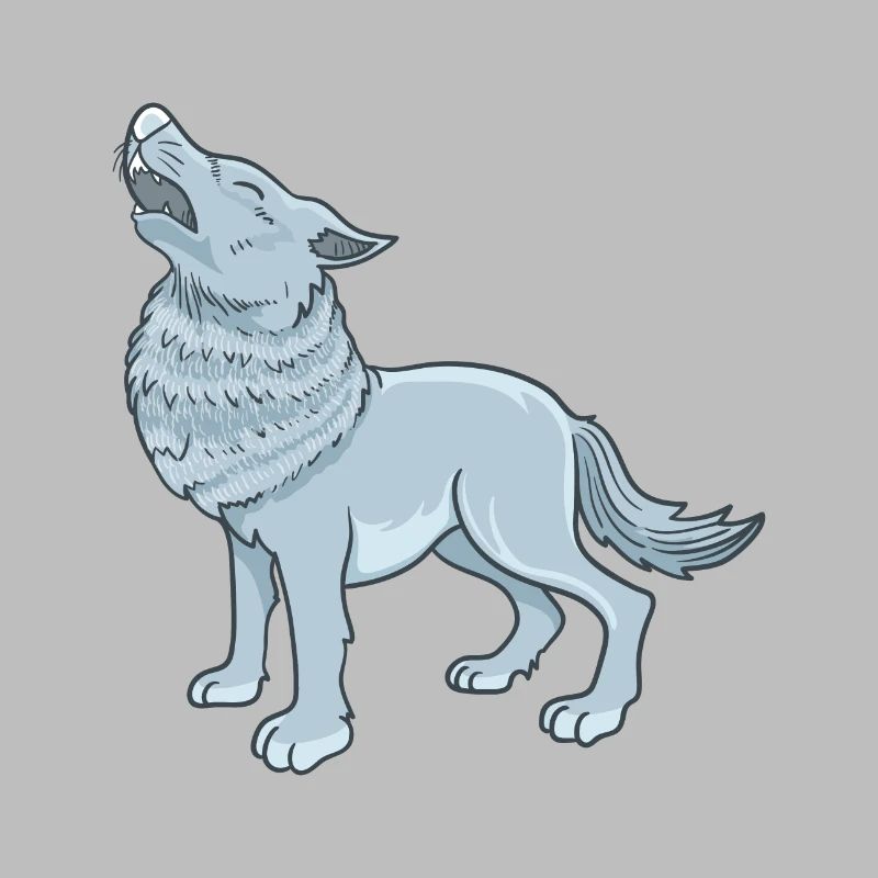 Cartoon Wolf