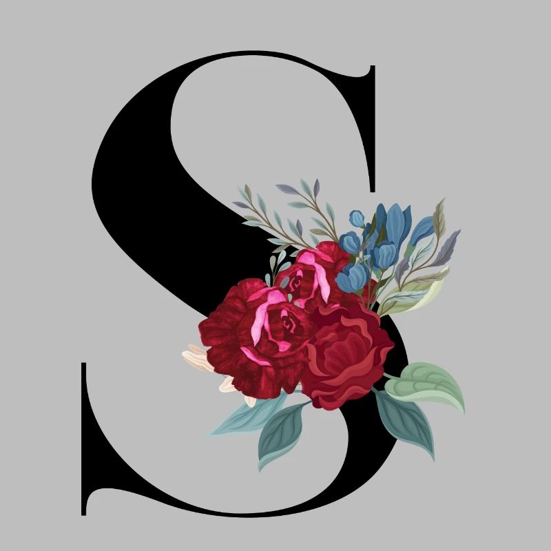 letter S bloomed