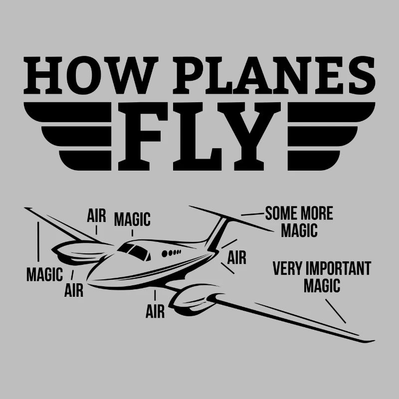 How planes fly Geschenk Pilot Flugzeug Copilot