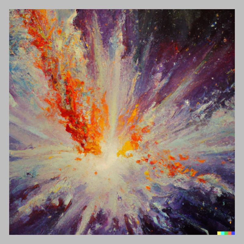 Explosion eines Sterns