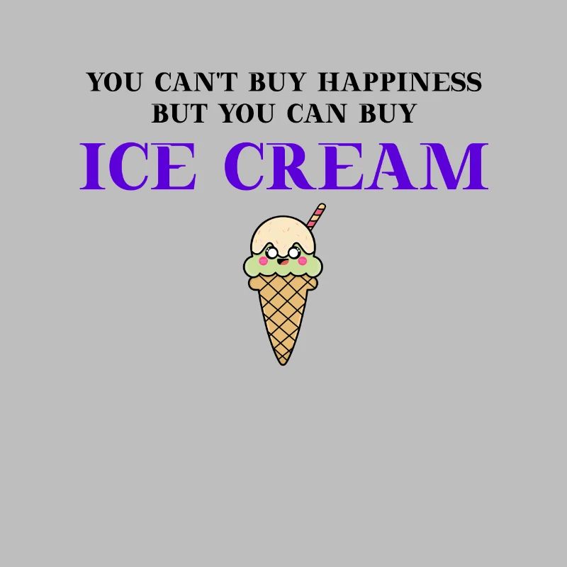 Eis Geschenkidee Eiscreme lustig witzig