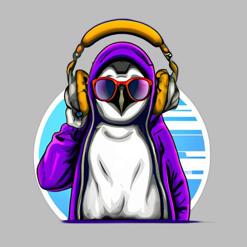 Pingouin cool avec pull