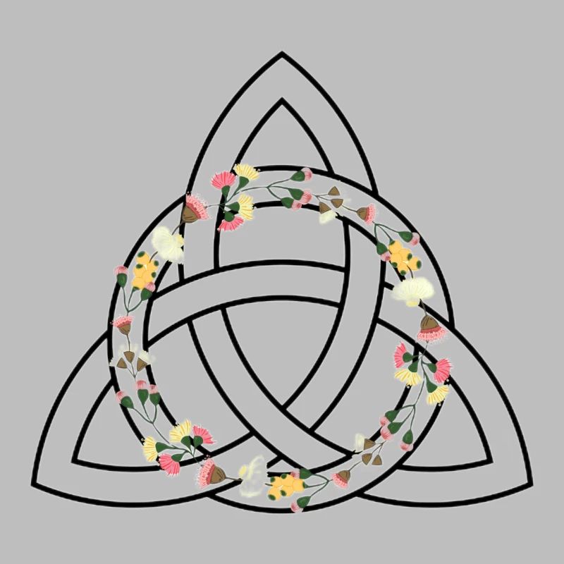 Keltisches Symbol - Triquetra / Triquette oder Triquel.