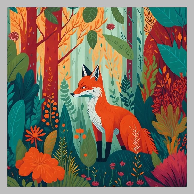 Fuchs im Wald