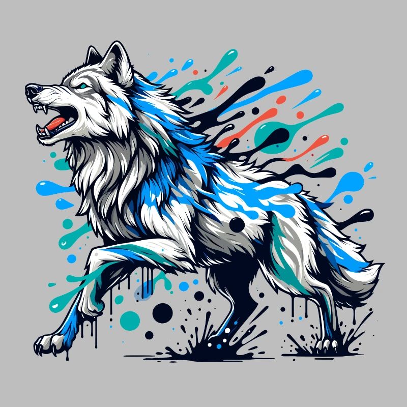 Wunderschöner Wolf