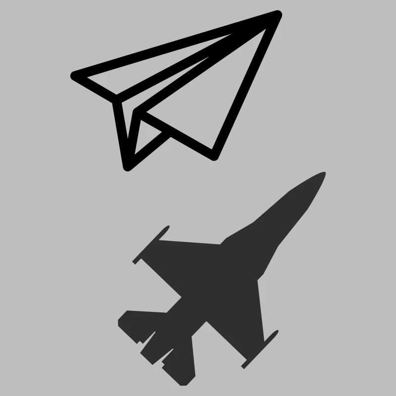 Avion en papier - Garder son âme d'enfant