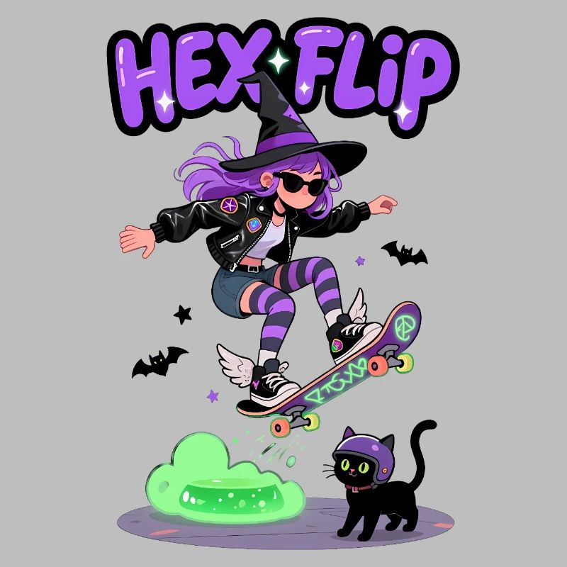 Hex Flip Witch Conception de planche à roulettes