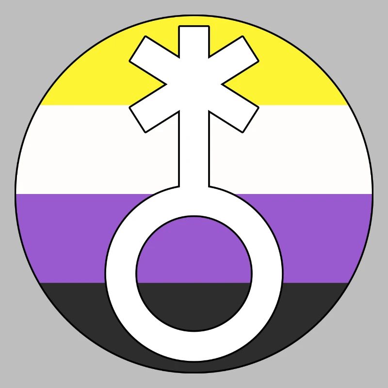Symbol Nonbinary Non-Binary Nonbinary Gender