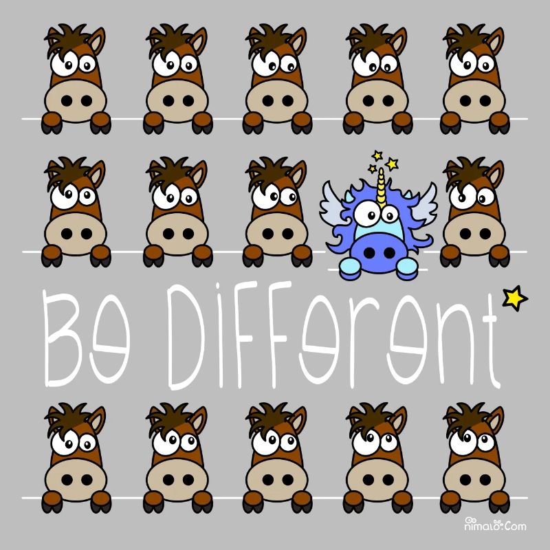 Licorne Bleu - Be Different, WT