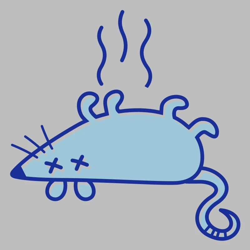 Une souris morte