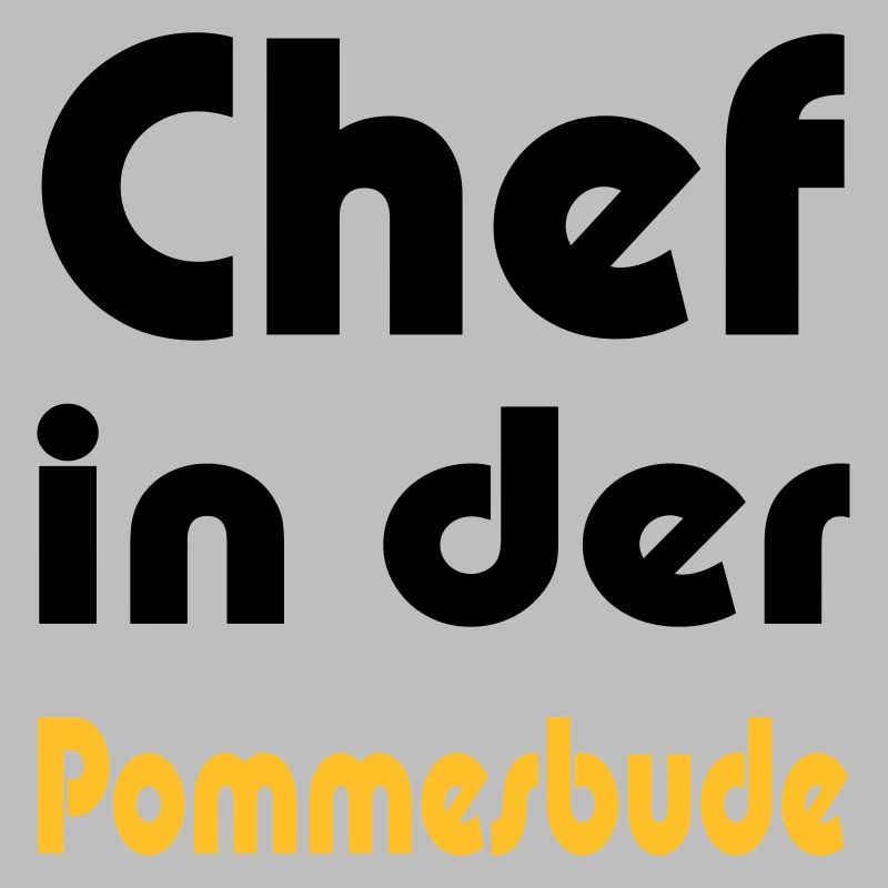 Chef in der Pommesbude