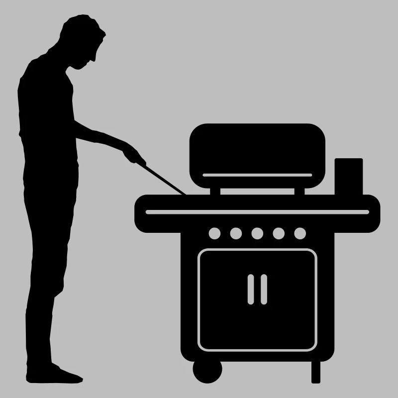 Freizeit - Mann Grill
