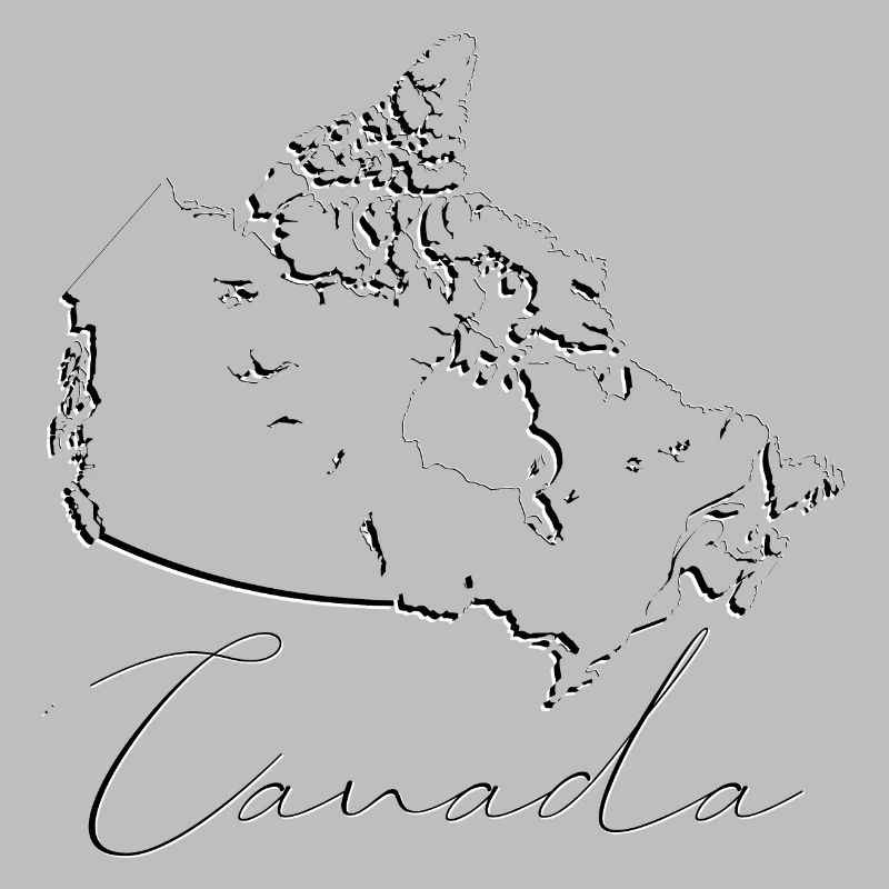Canada map - shadow EN