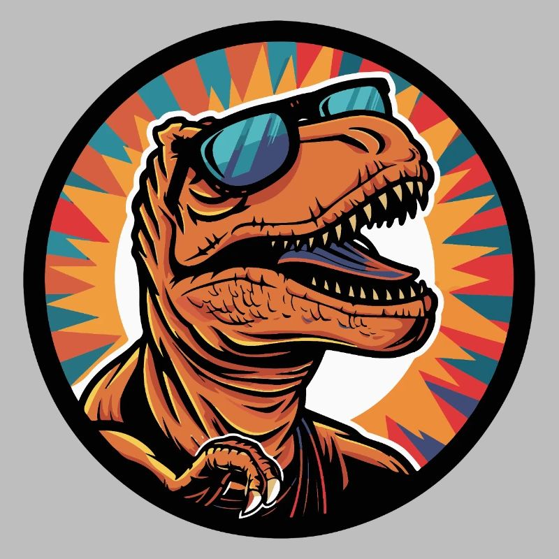 Dinosaurier T-Rex Cool Comic