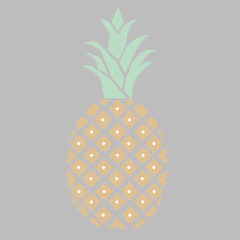 Pineapple with pattern