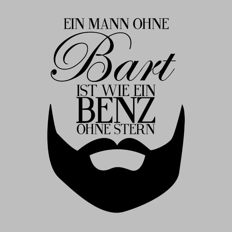 Bart, Beard - Sort - Cadeaux idée hommes