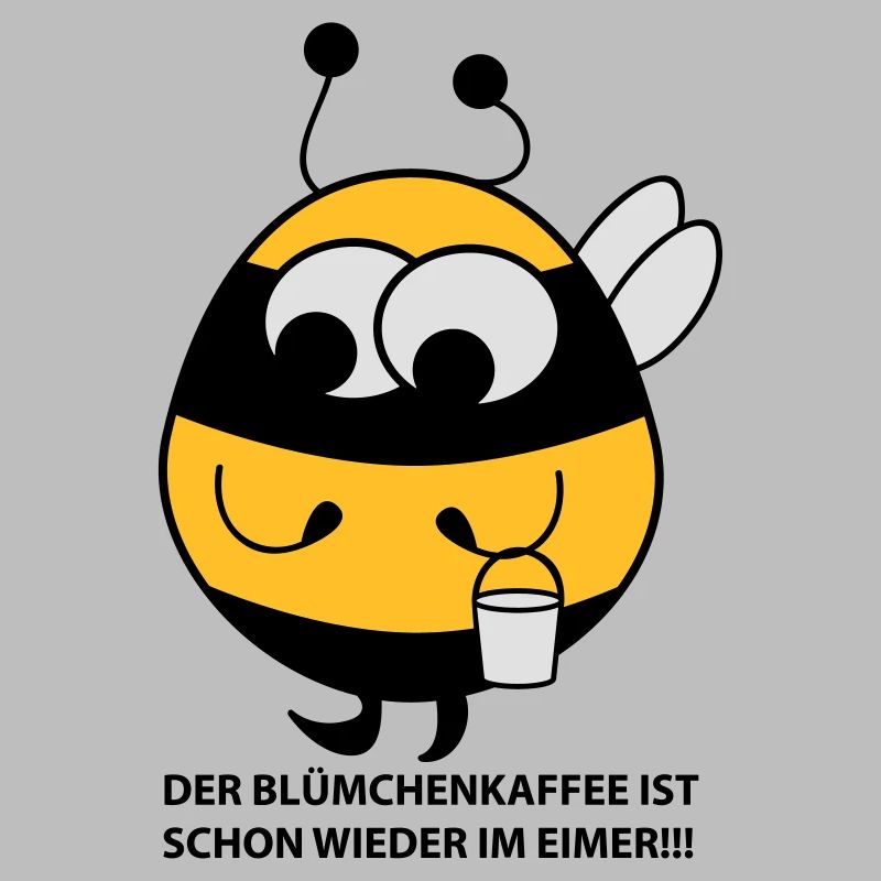 Biene mit Eimer