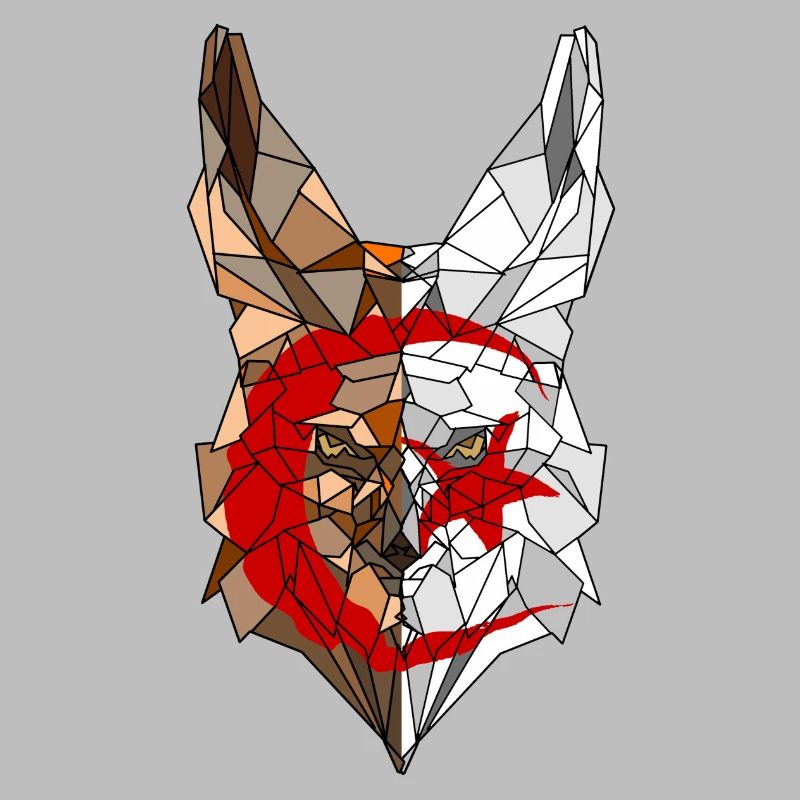 Fennec et drapeau de l'Algérie en polysphère 2