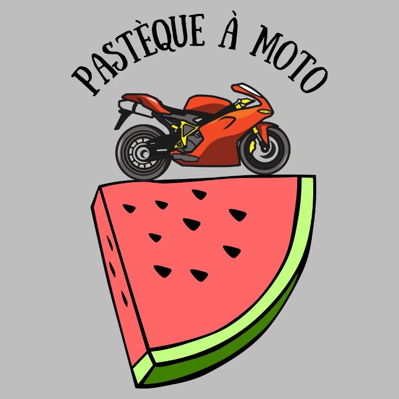 pastèque à moto