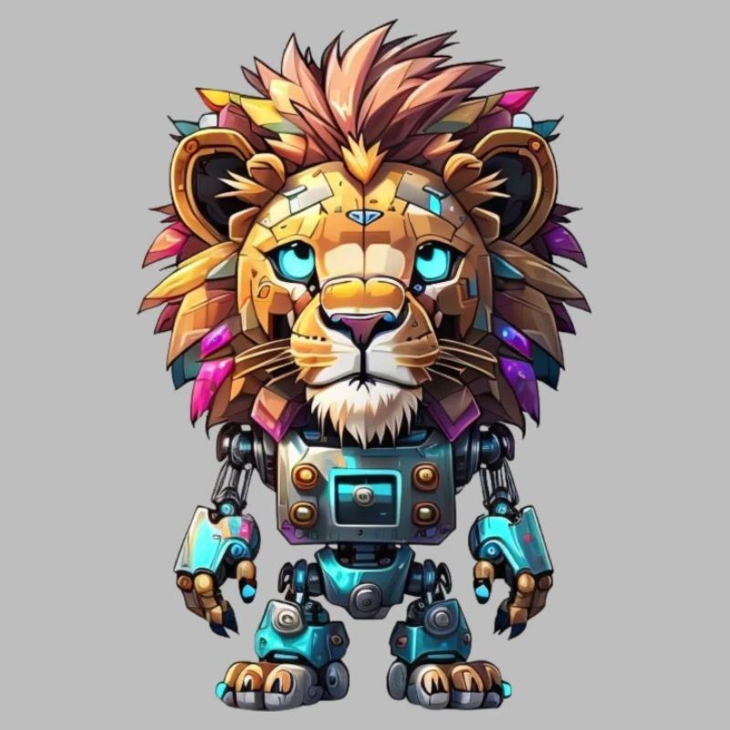 Roboter Löwe