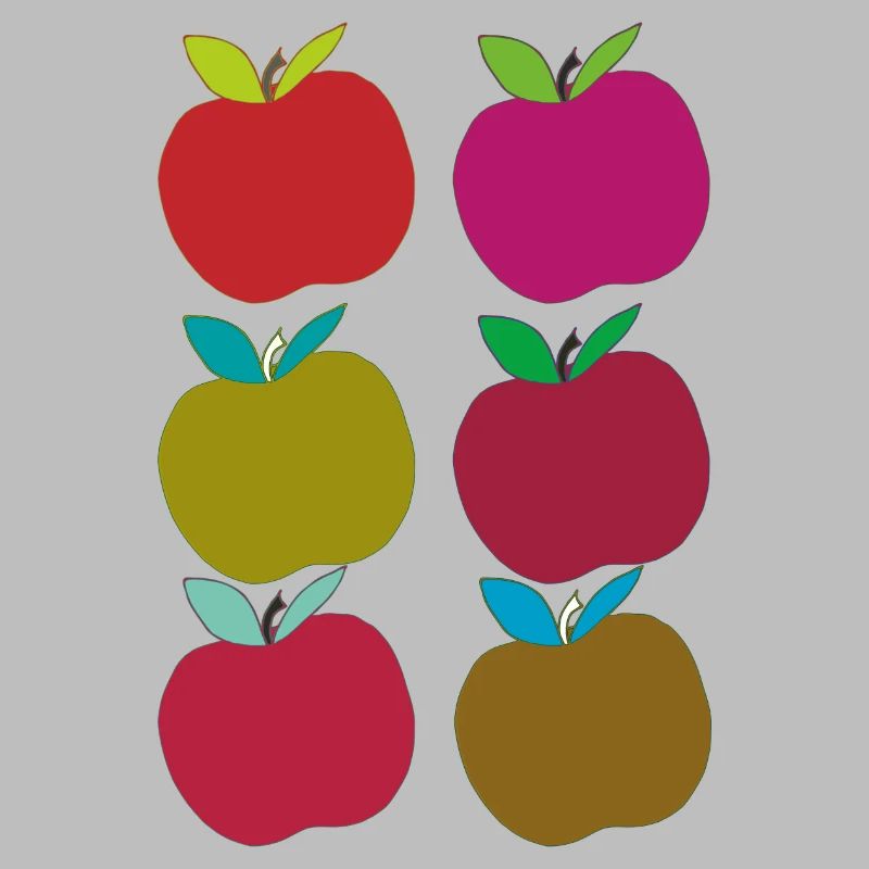 Apel pattern colorful
