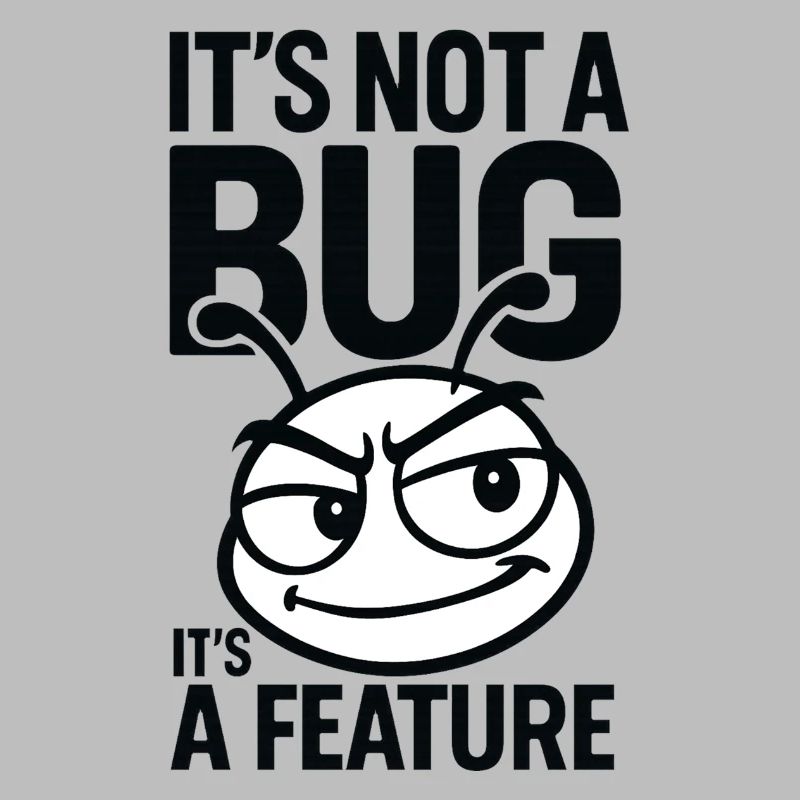 It's not a bug, it's a feature Perfect for nerds