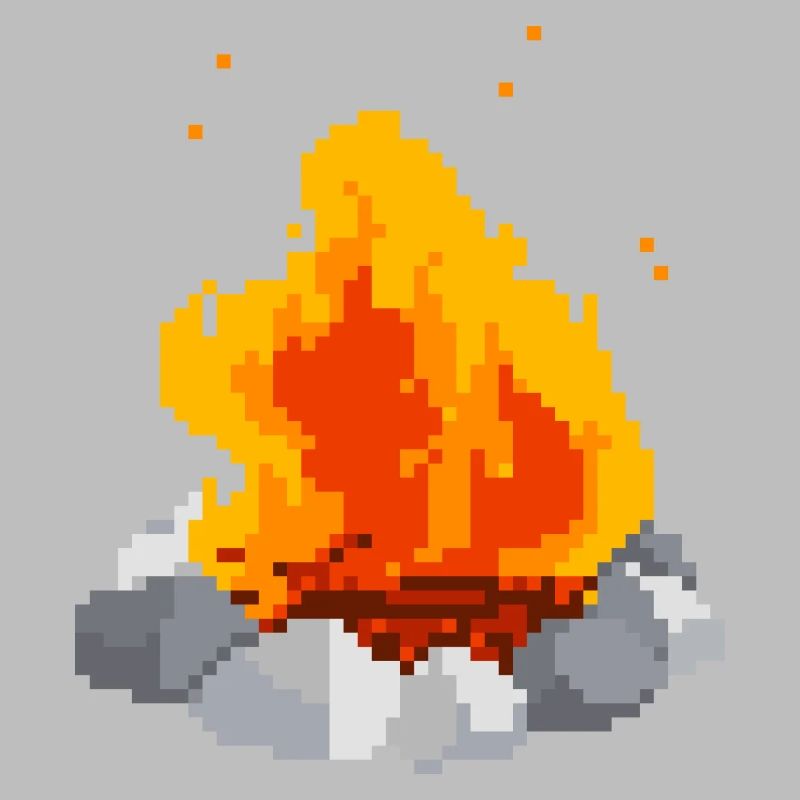 Pixel Feuer pixel fire